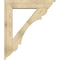 Ekena Millwork Olympic Traditional Rough Sawn Bracket w/ Offset Brace, Douglas Fir, 8"W x 38"D x 44"H BKT0806X38X44OLY01RDF - alternate 4